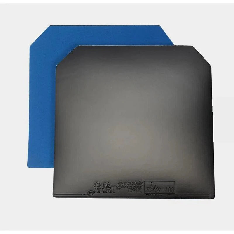 Hurricane 3 Provincal Blue Sponge Table Tennis Rubber Sticky Black Ping Pong Sheet 2.2mm Thickness Sponge Table Tennis Pads