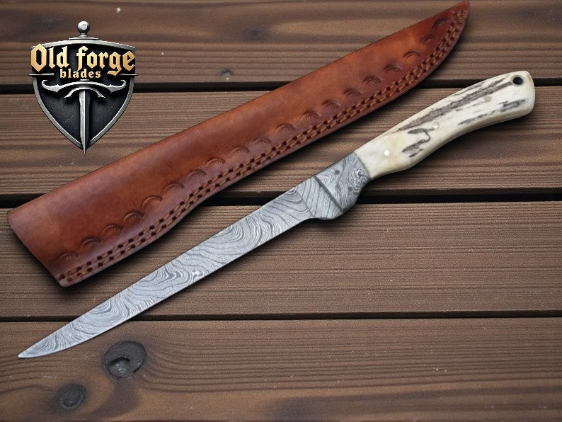 Premium Handmade Fillet Knife – Buy Damascus Steel Fillet Knives