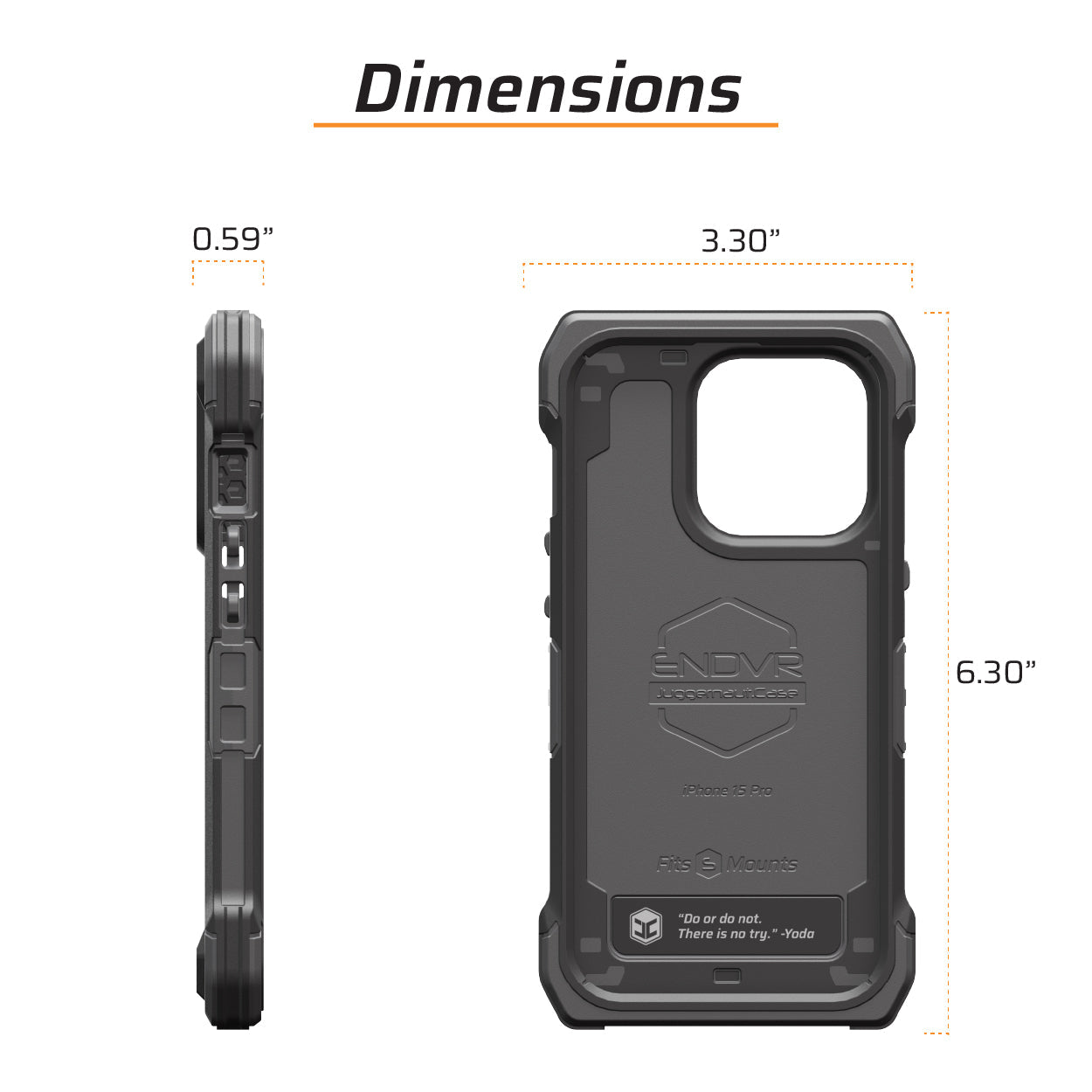 iPhone 15 Pro ENDVR Phone Case | Made in USA