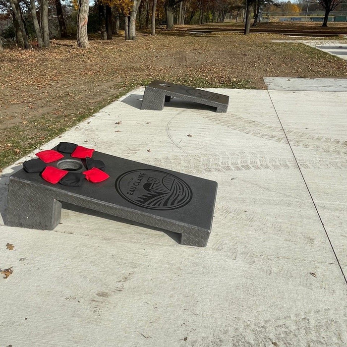 Stone Age Concrete Outdoor Cornhole Boards