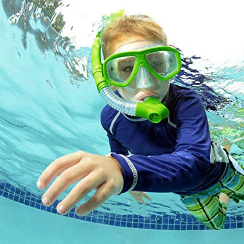 Kids Snorkel Set with Anti Fog Mask and Breathing Tube