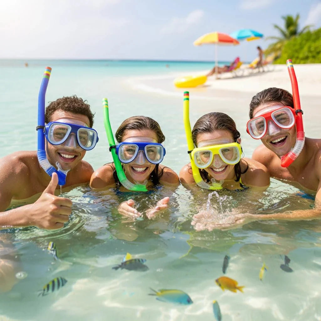 Kids Snorkel Set with Anti Fog Mask and Breathing Tube