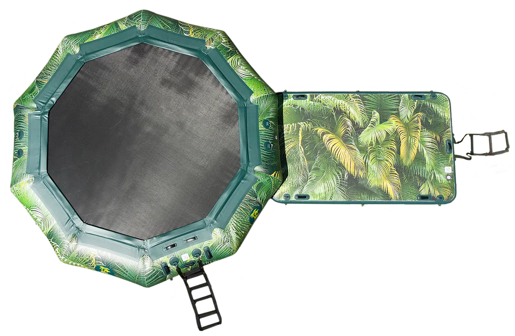 Island Hopper 15’ Water Bouncer Lakeside Graphics Series