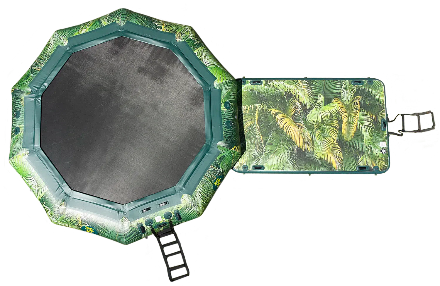 Island Hopper 15’ Water Bouncer Lakeside Graphics Series