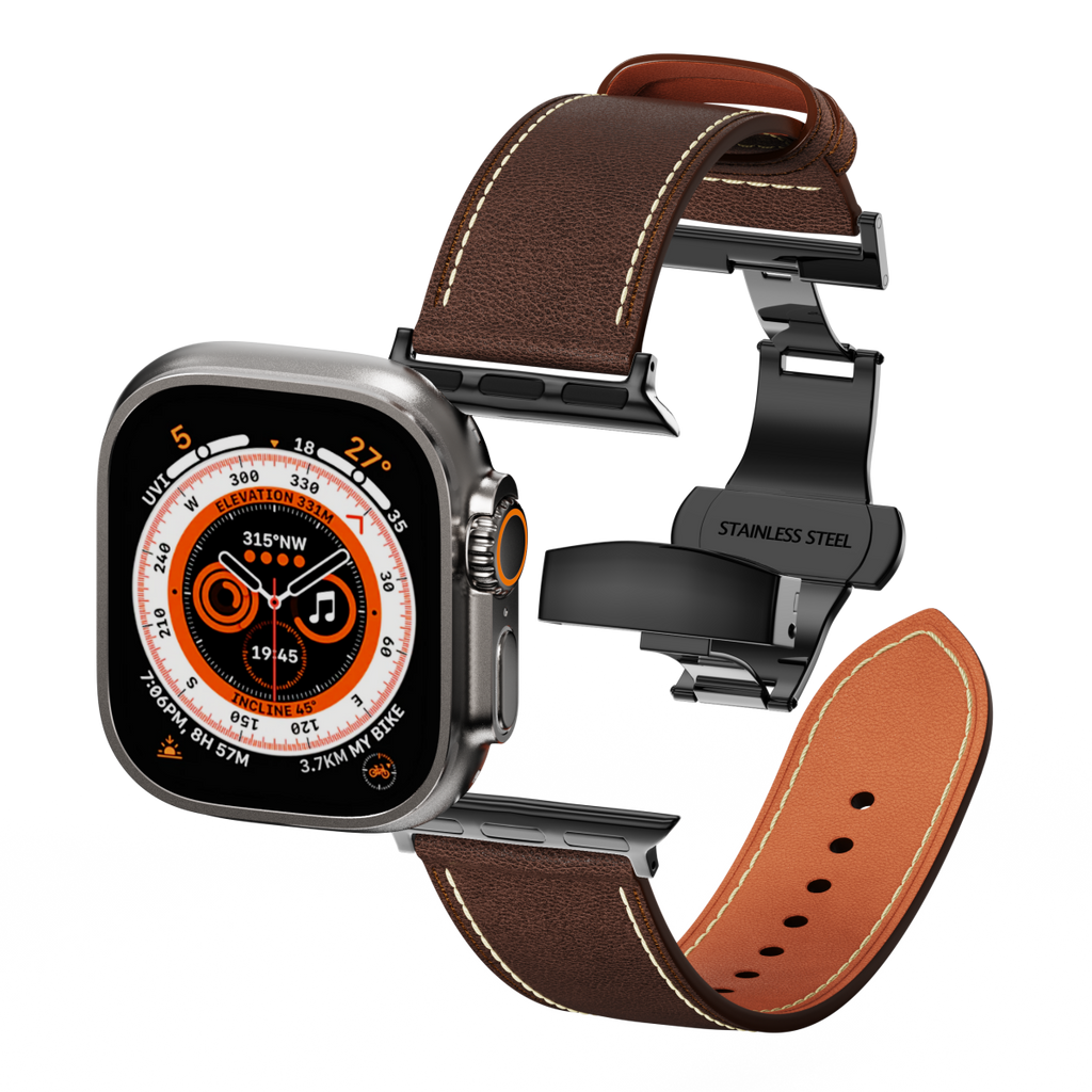 Leather Butterfly Band – Ideal Gift for Apple Watch