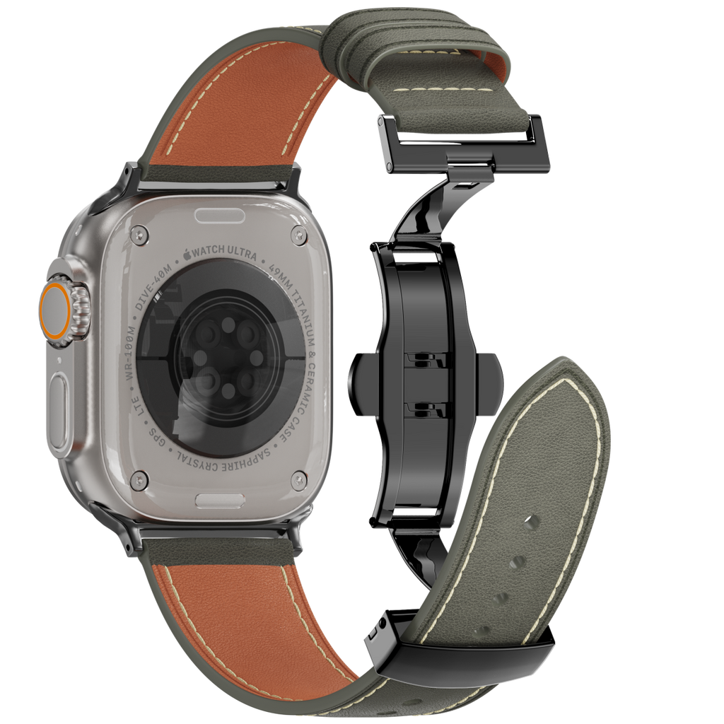 Leather Butterfly Band – Ideal Gift for Apple Watch