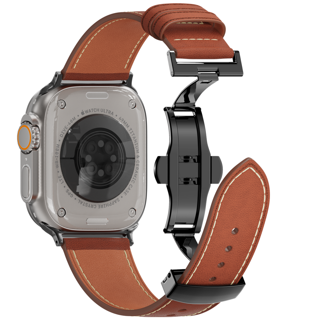 Leather Butterfly Band – Ideal Gift for Apple Watch