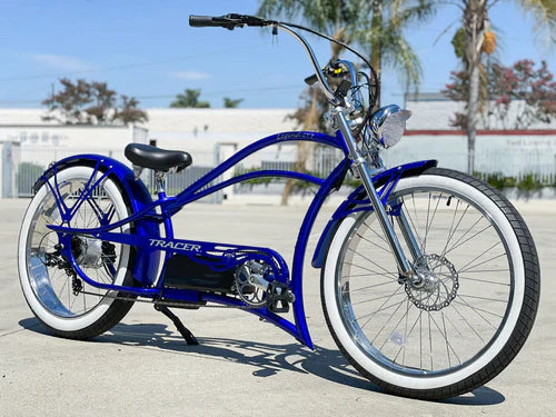 Tracer Legend GT7 1000W Stretch Cruiser Chopper Bike