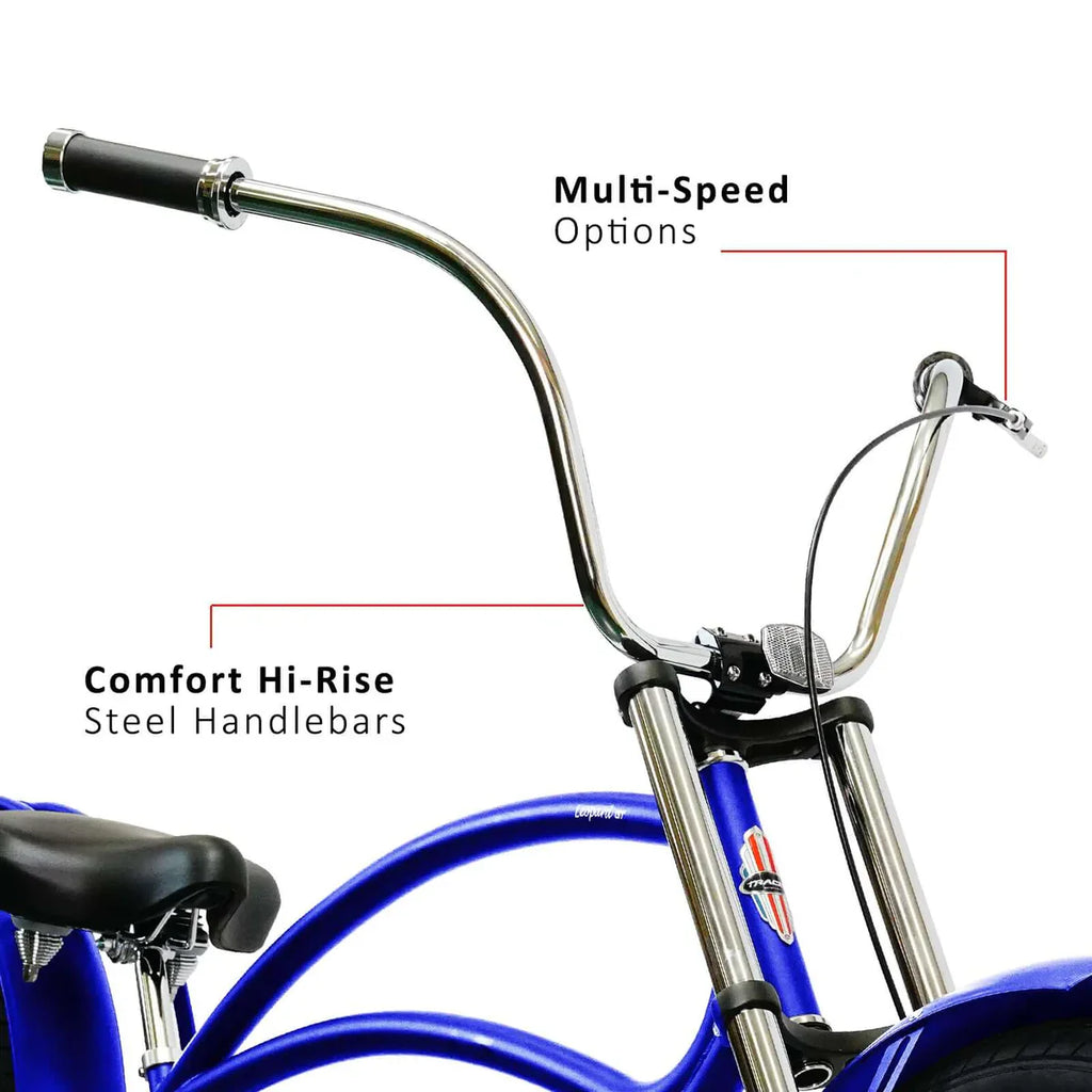Tracer Leopard GT Chopper Stretch Cruiser Bike