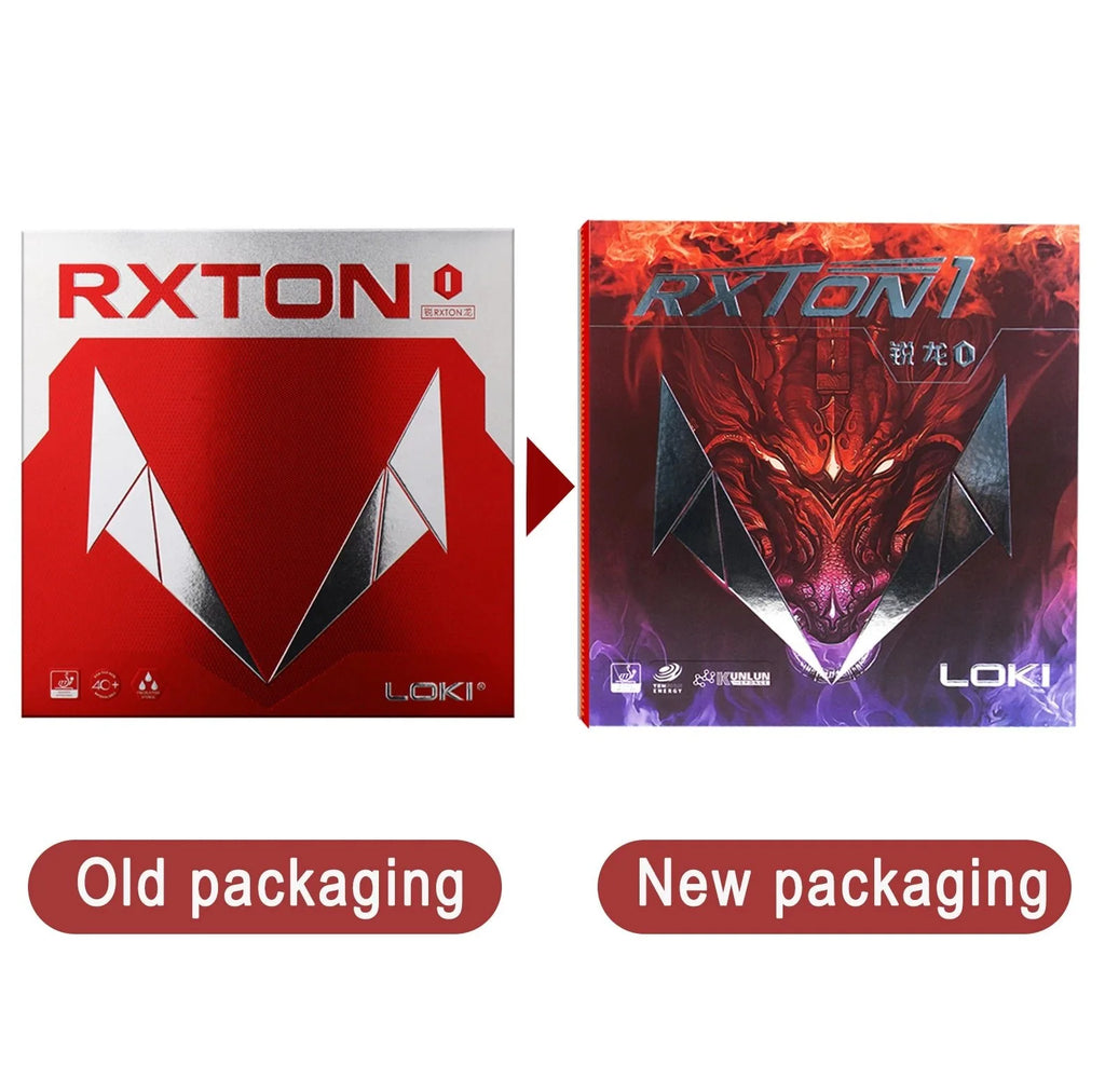 LOKI RXTON 1 Original Table Tennis Rubber RXTON-1 Allround Spin Control Ping Pong Sponge