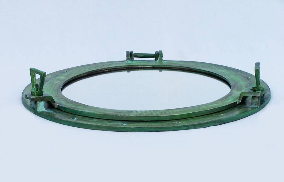 Brass Deluxe Class Titanic Shipwrecked Decorative Ship Porthole Mirror 24""