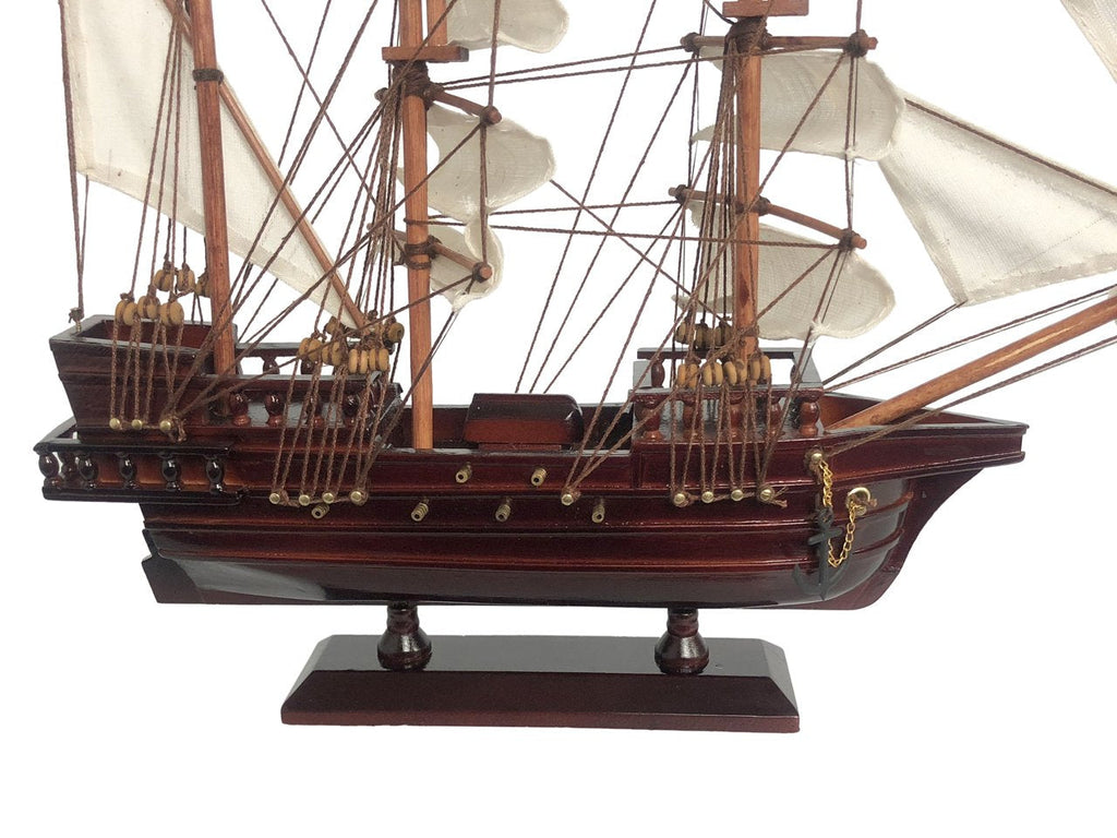 Wooden Calico Jack's The William White Sails Pirate Ship Model 20""
