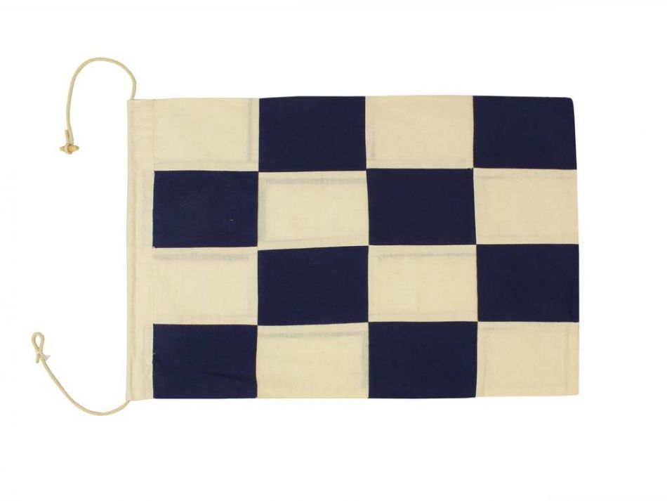 Set of 36 - Decorative Cloth Nautical Alphabet and Number Flags 20""