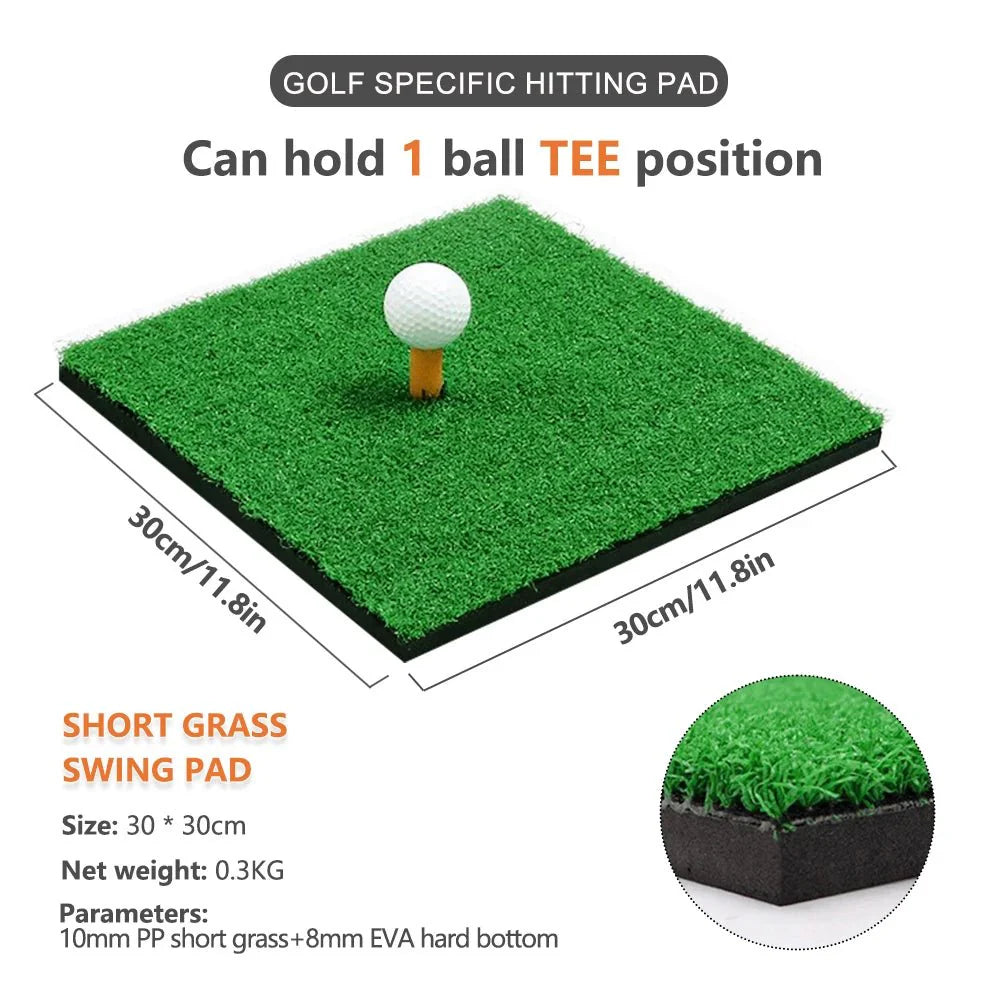 New Golf Hitting Mat Indoor Outdoor Golf Training Aids 4 Styles Mini Practice Durable PP Grass Pad Backyard Exercise Drop Ship