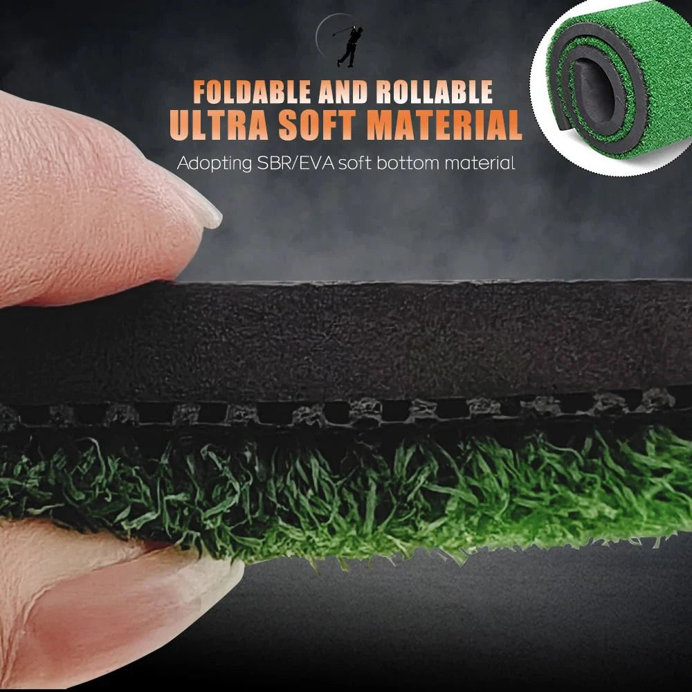 New Golf Hitting Mat Indoor Outdoor Golf Training Aids 4 Styles Mini Practice Durable PP Grass Pad Backyard Exercise Drop Ship