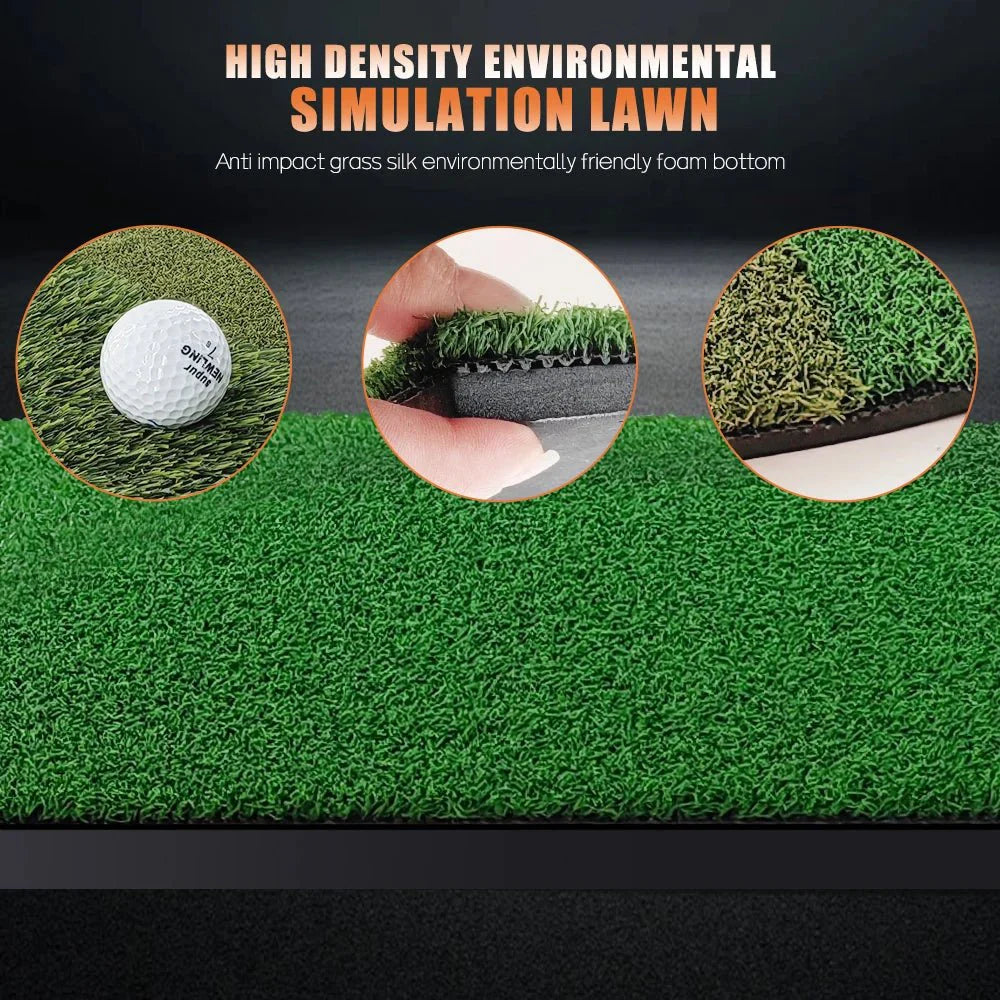 New Golf Hitting Mat Indoor Outdoor Golf Training Aids 4 Styles Mini Practice Durable PP Grass Pad Backyard Exercise Drop Ship