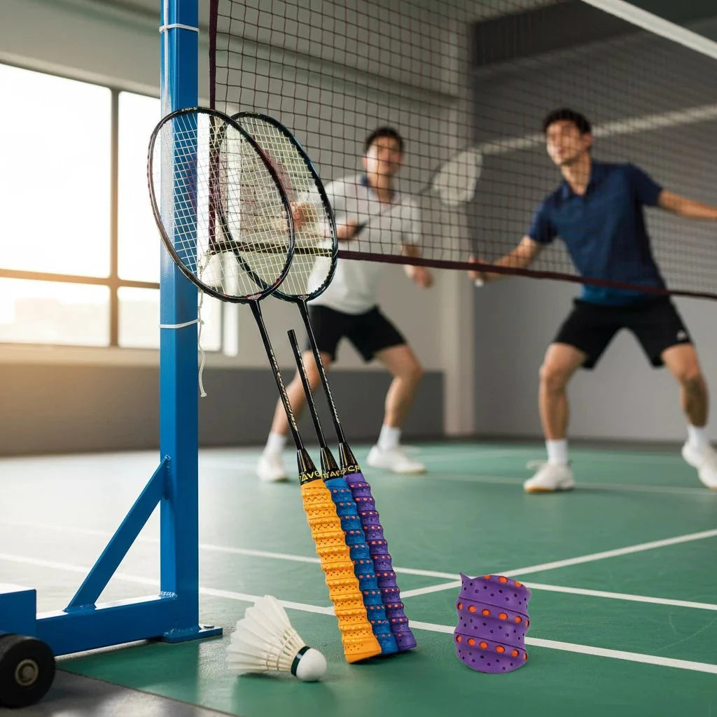Non Slip Tennis Racket Grip Tape Sweatband Set 10 Pack