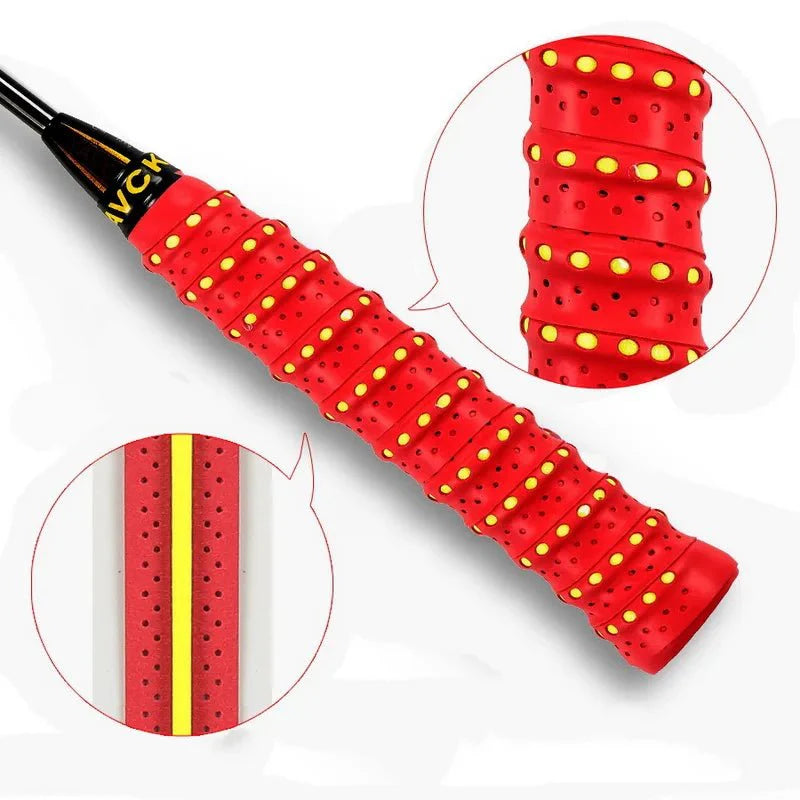 Non Slip Tennis Racket Grip Tape Sweatband Set 10 Pack