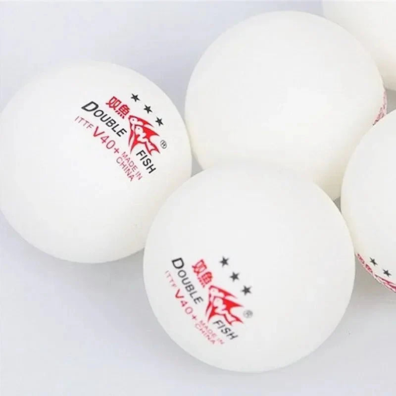 Original DOUBLE FISH V40+ 3 Star 30Pcs Ping Pong Ball Seamed ABS New Material Table Tennis Balls ITTF Standard Ping Pong Balls