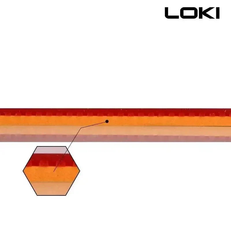 Original LOKI RXTON 5 Table Tennis Rubber Sticky Rubbers Loop Spin Offensive Ping Pong Sponge Original Loki Ping Pong Rubber