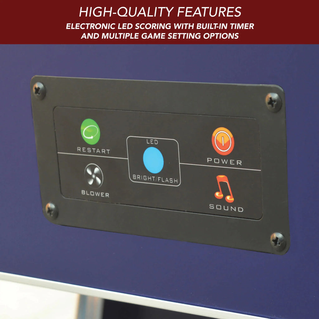 Hathaway Phantom II 90-in Air Hockey Table with LED Scoring and Lights