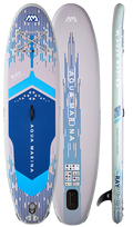 Aqua Marina Ray Glowing Paddle Board with 7 Color Options - Includes Paddle