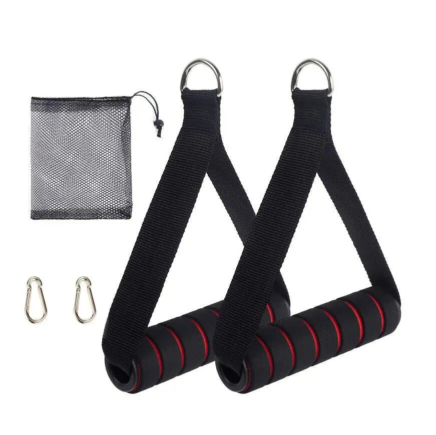 Resistance Band Handle Bar Attachment Station – Home Gym Pulley & Strap System