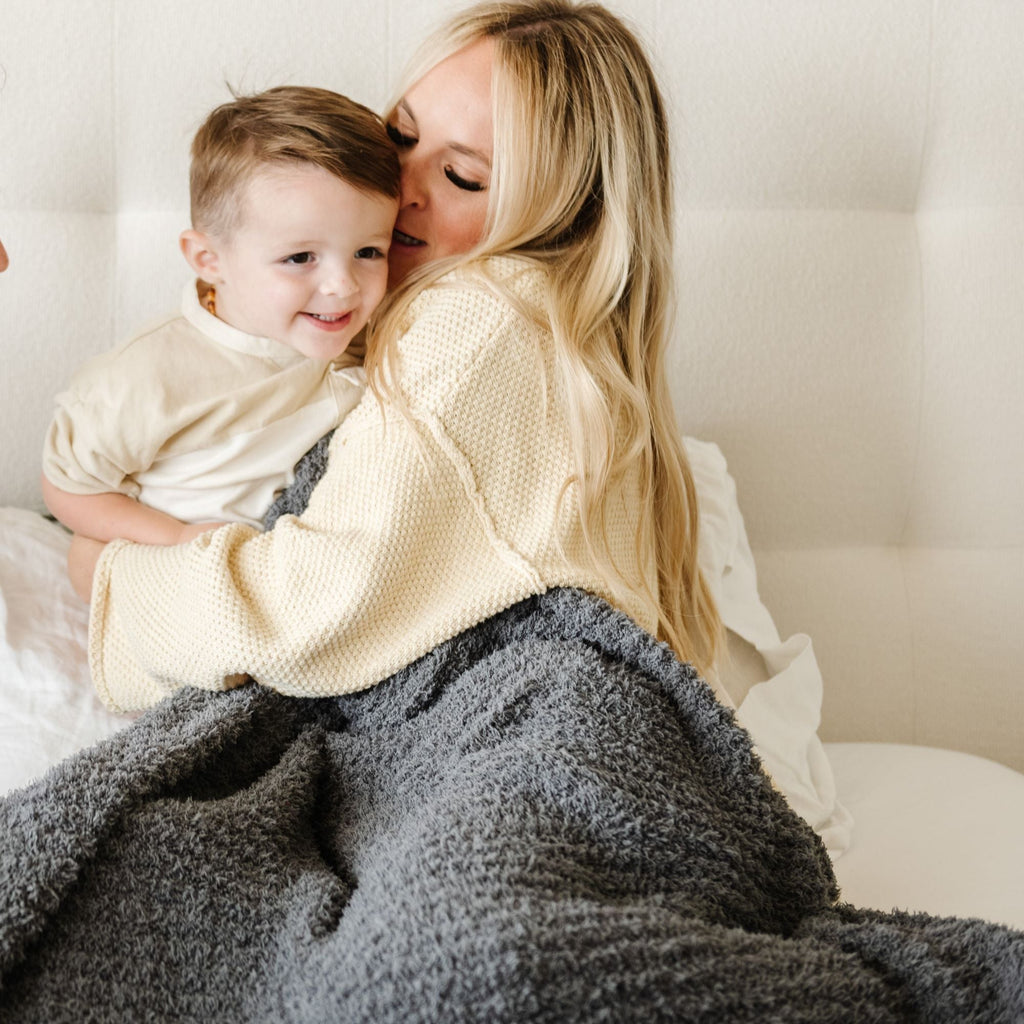 Ribbed Bamboni® Toddler Blanket