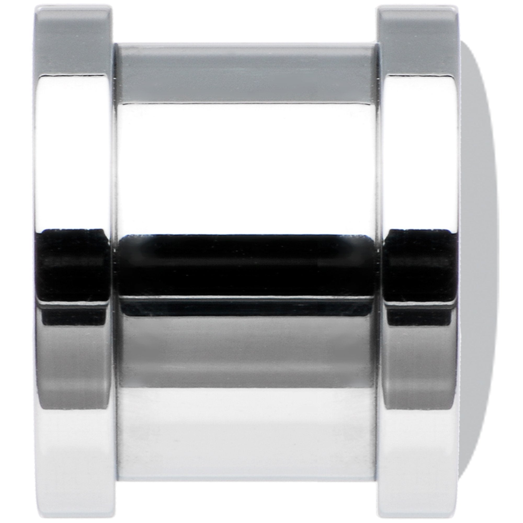 Black White Tiger Eyes Steel Screw Fit Plug Set 0G