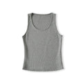 Round neck sleeveless fitness and casual waffle vest