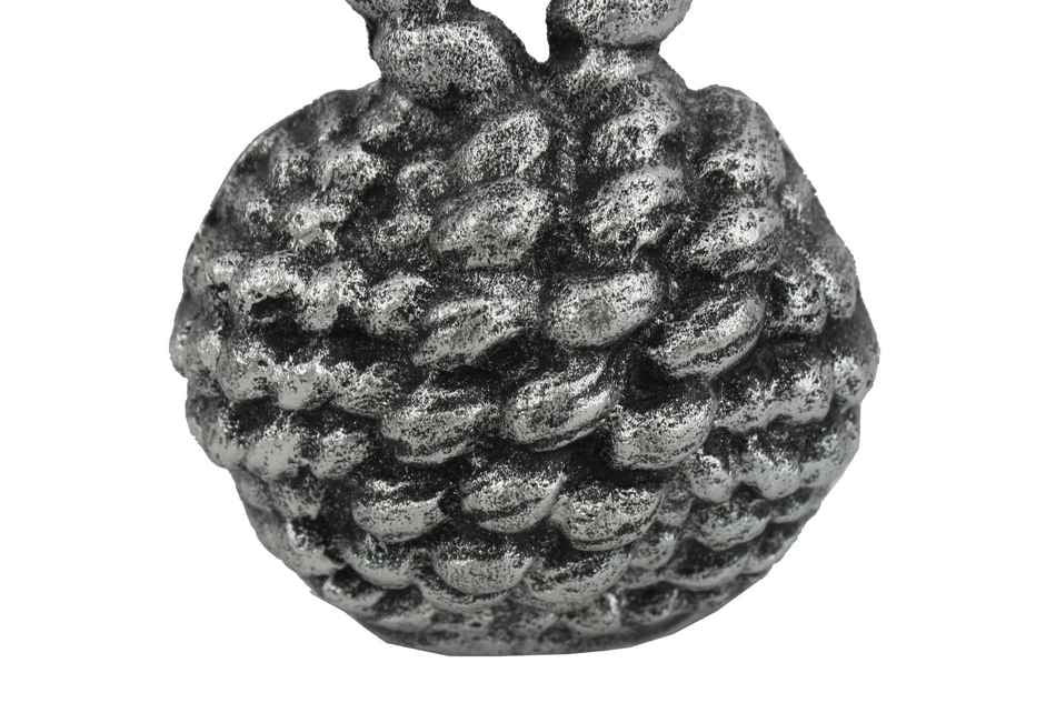 Antique Silver Cast Iron Sailors Knot Door Stopper 10""