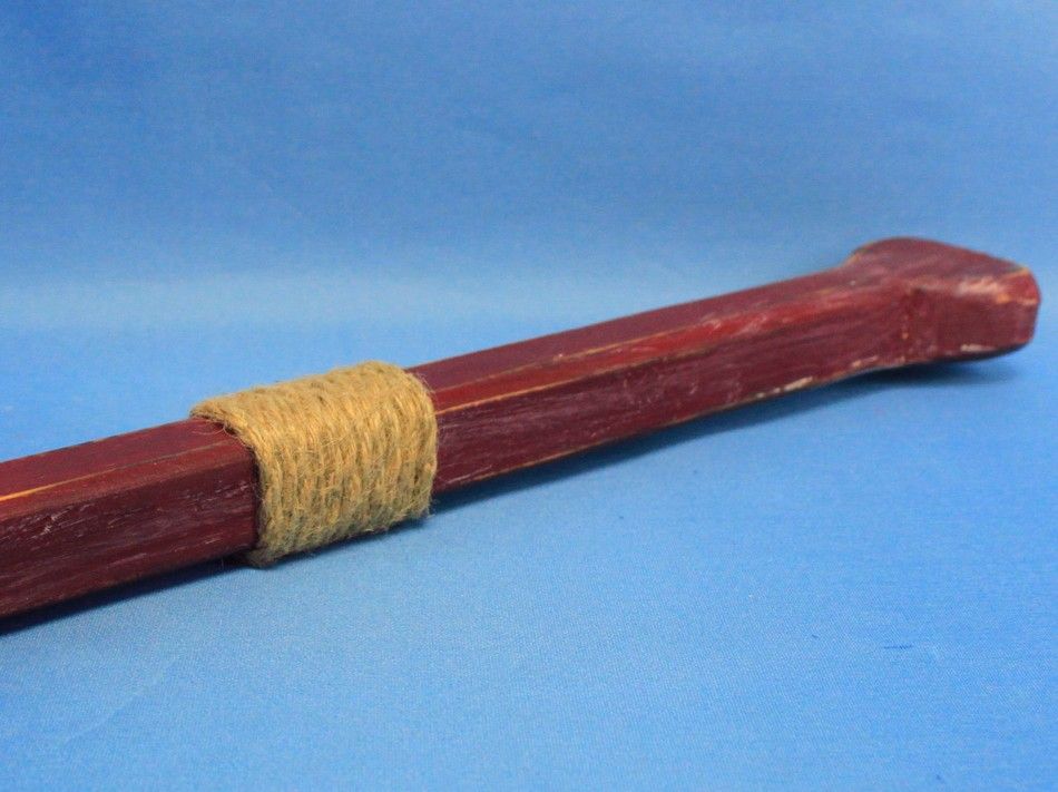 Wooden Rustic Hampshire Decorative Squared Boat Oar w/ Hooks 24""