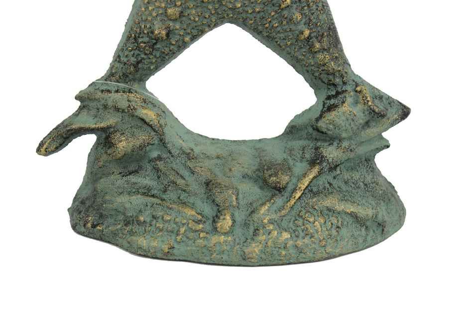 Antique Seaworn Bronze Cast Iron Starfish Door Stopper 11""