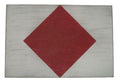 Letter F Rustic Wooden Nautical Alphabet Flag Decoration 16""