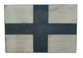 Letter X Rustic Wooden Nautical Alphabet Flag Decoration 16""
