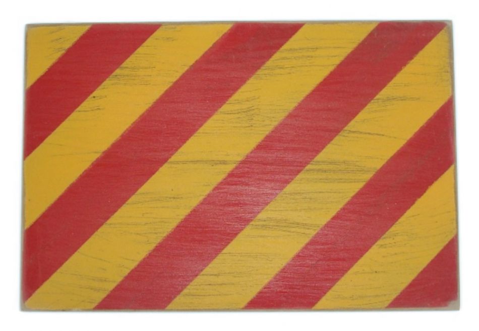 Letter Y Rustic Wooden Nautical Alphabet Flag Decoration 16""