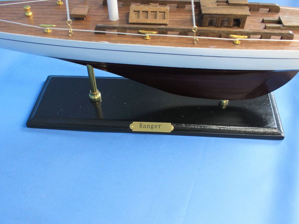 Wooden Ranger Model Sailboat Decoration 35""