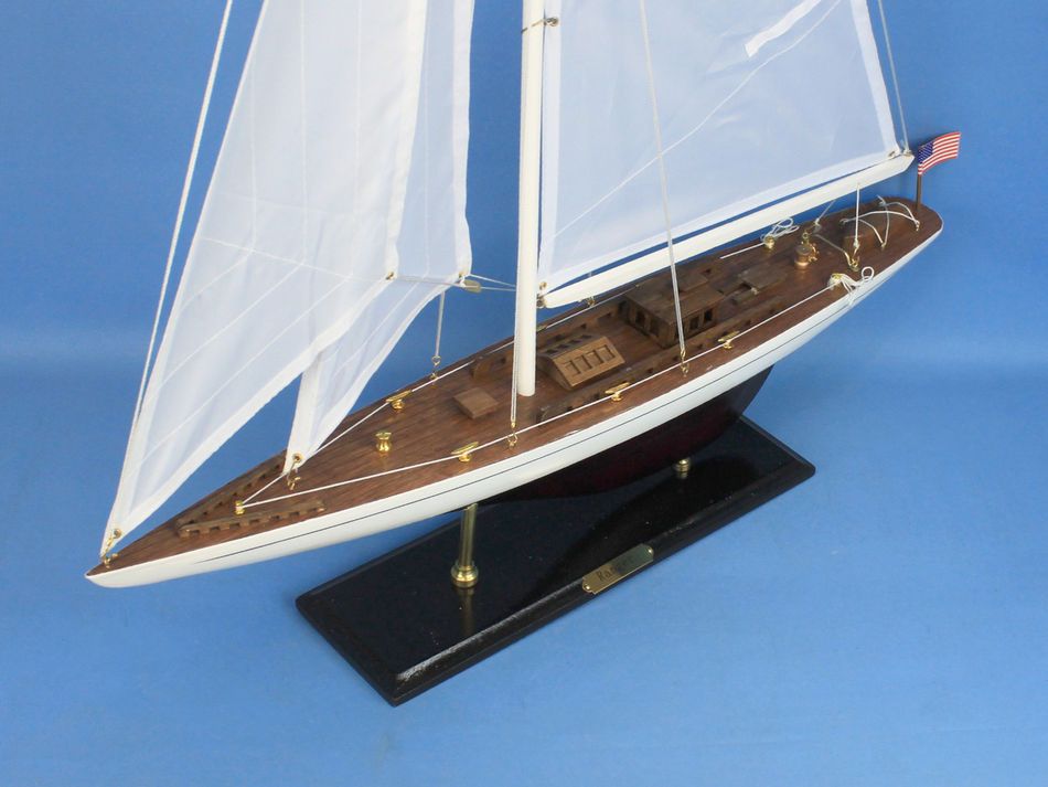 Wooden Ranger Model Sailboat Decoration 35""