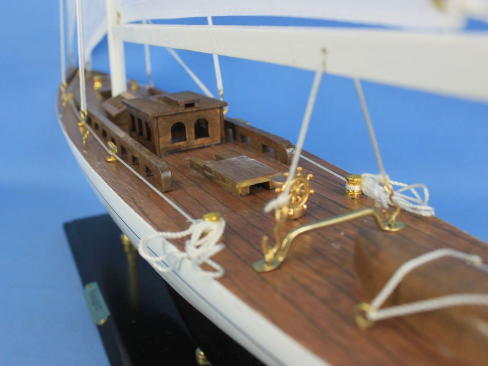 Wooden Ranger Model Sailboat Decoration 35""