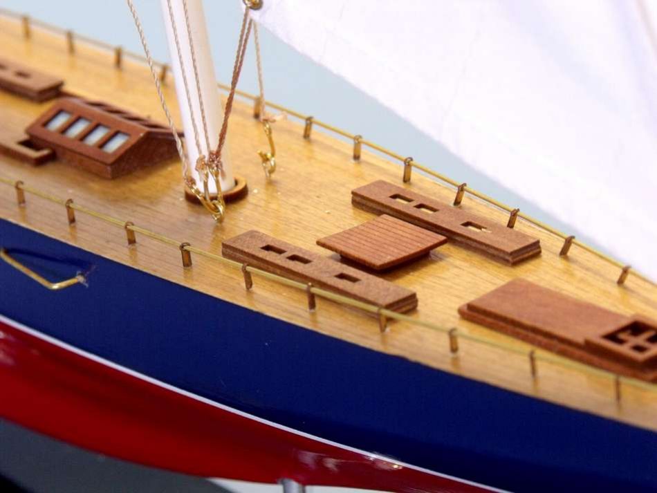 Wooden Endeavour Limited Model Sailboat Decoration 27""