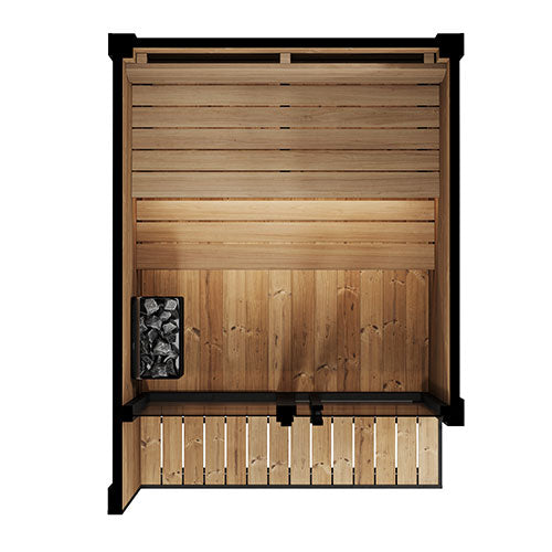 SaunaLife GL4 Outdoor Sauna Kit - Garden Luxury-Series Up to 4 People