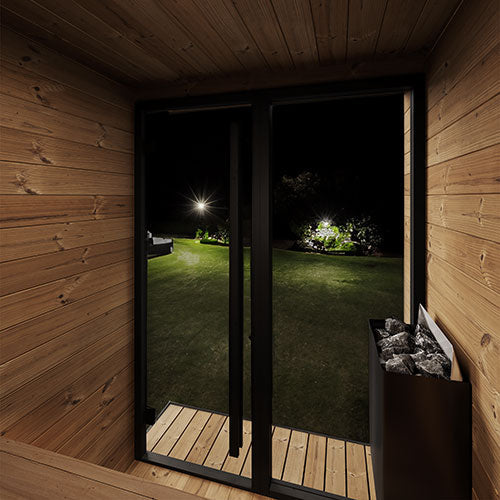 SaunaLife GL4 Outdoor Sauna Kit - Garden Luxury-Series Up to 4 People