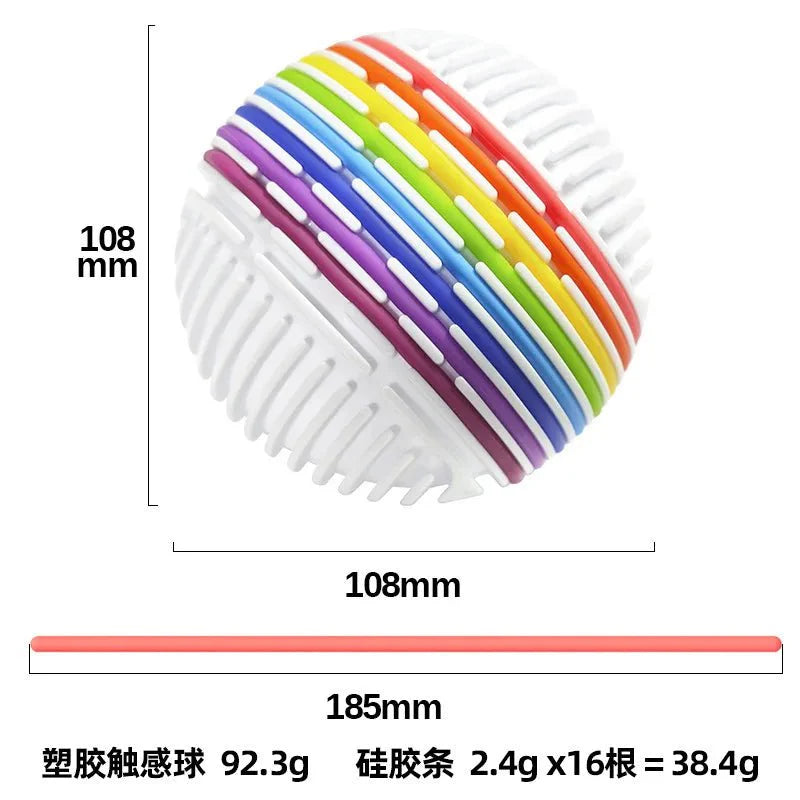 Sensory Activity Ball Fidget Toys with 16 Rods ADHD, Autism, Anxiety Stress Relief Sensory Fidget Board Ball for Kids Adults