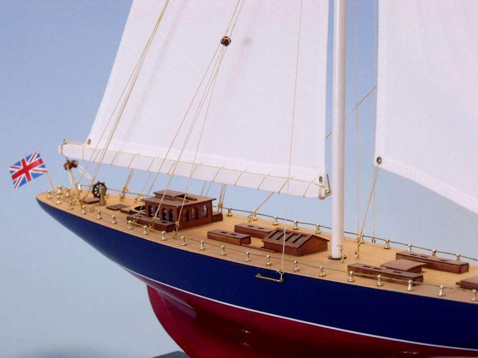 Wooden Endeavour Limited Model Sailboat Decoration 35""