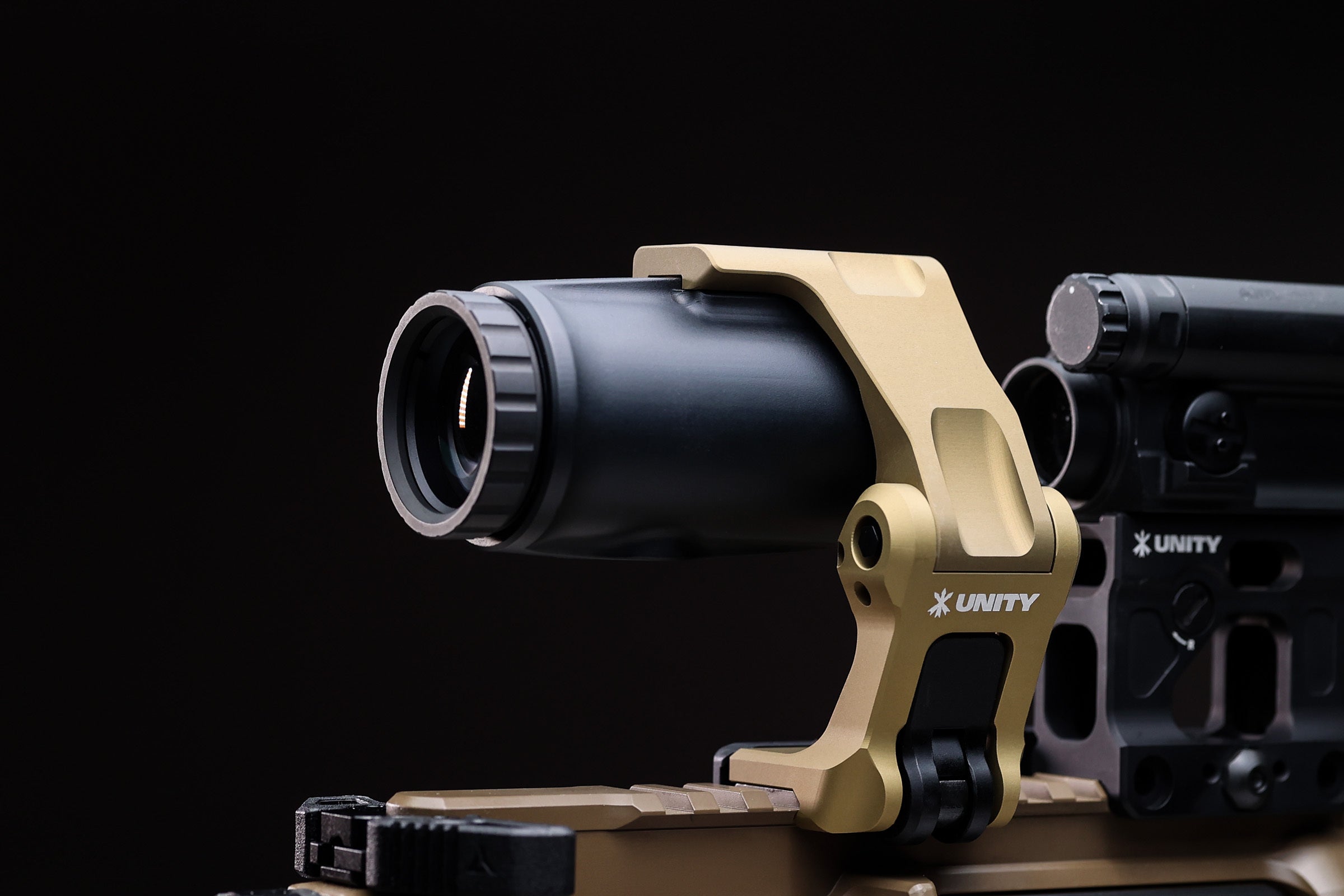 Unity FAST 4X Magnifier | Instant 4X Magnification & No Re-Zeroing | 7075-T6 Aluminum & FTC Omni Compatible