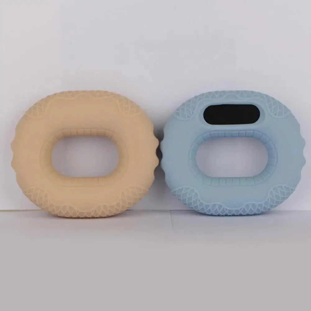 Silicone Hand Grip Trainer Ring LCD Display Bluetooth Remote APP Page Turner Forearm Finger Training Hand Grip Strengthener