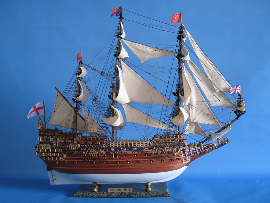 Sovereign of the Seas Limited Tall Model Ship 39""