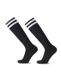 Striped Athletic Over the Calf Sports Socks for All Ages