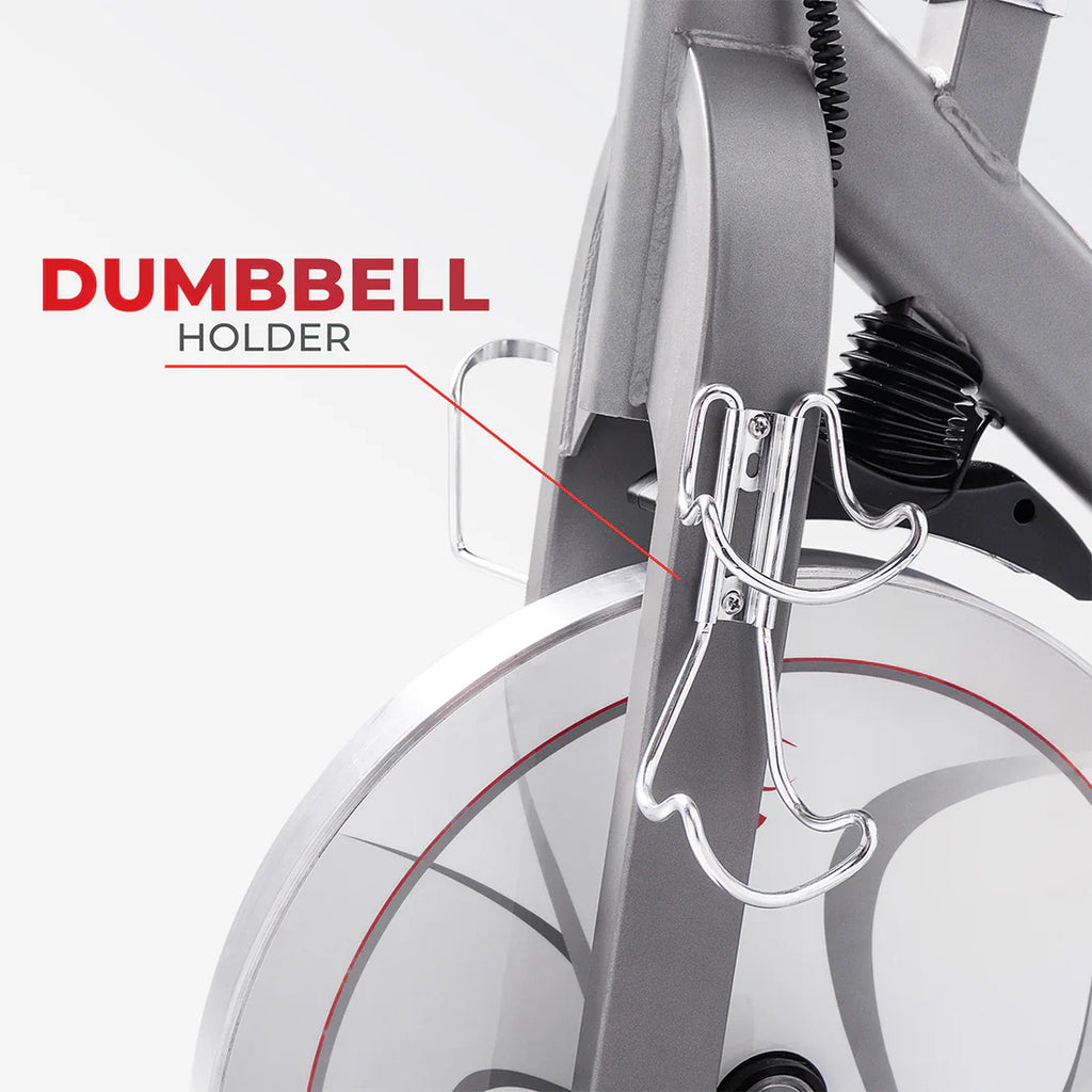 Synergy Exercise Bike Stationary Indoor Cycling by Sunny Health & Fitness