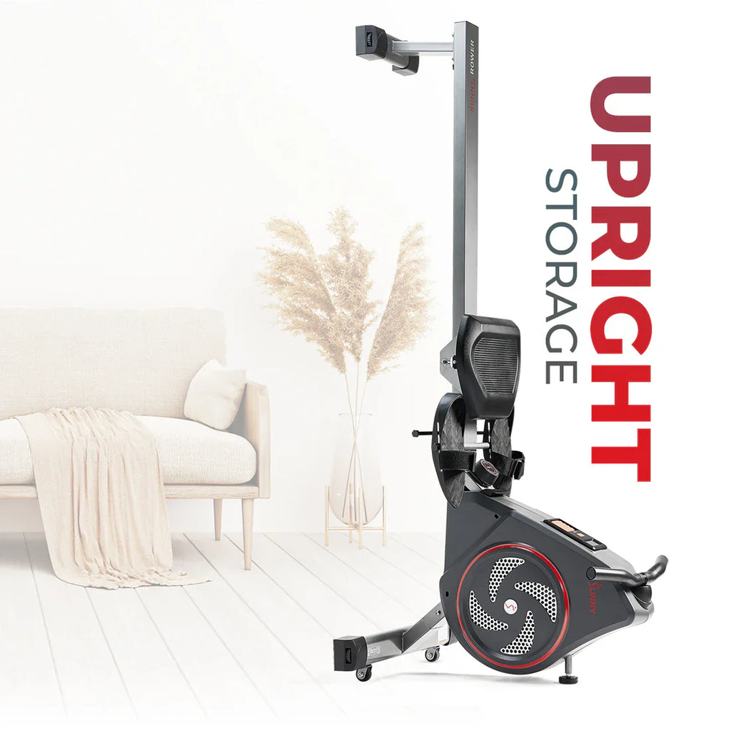 Air and Magnetic Resistance Exercise Rowing Machine by Sunny Health & Fitness